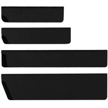 8Pièces Housses De Cutter Noires Durables Pour Usage Voyage