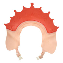 5Pièces Casques Shampooing Rouge Bébé Douche Protection Visage