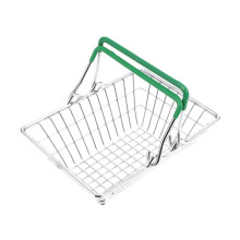 4Pièces Mini Panier Fer Vert Rangement Bureau Décor Jeu Enfants