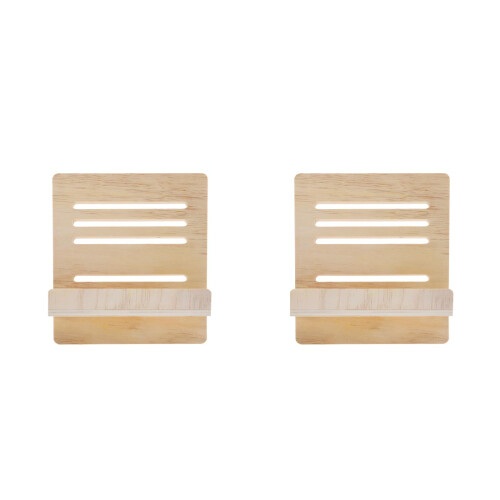 2Pièces Support De Bois, Multi-Usage, Clip Élastique, Lisible 2