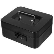 2Pièces Verrouillable Métal Noir Pour Rangement Et Décoration
