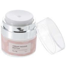 2St Roze Make-Up Container Met Spiraalstructuur Lekvrije Cosmetica Jar
