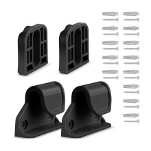 Retractable Baby Gate Replacement Parts, 55inch W X 33inch H Retractable Baby Gate Extensions for Retractable Gate Black