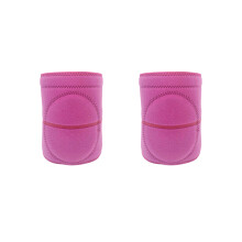 4Pcs Durable Rosy Knee Supports with Sponge Padding for Sports
