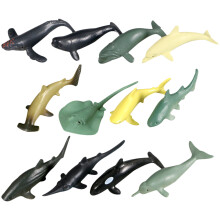 48Pcs Assorted Color Simulation Marine Animal Models Decorative Toys
