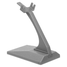 2Pcs Grey Plastic Model Airplane Display Stands Easy Assembly Rack