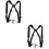 2Pièces Sangles Poitrine Saxophone Nylon Noires Ajustables 6