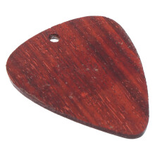 2Pcs Brown Wooden Guitar Picks Durable Guitar Fingertip Accessories