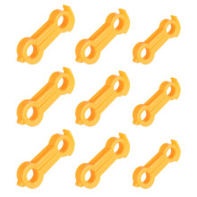 18Pcs Yellow PVC Chick Leg Hobbles Brace for Bird and Poultry Use