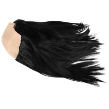 4Pcs Black Silicone Bald Wig for Men Hilarious Party and Cosplay Use