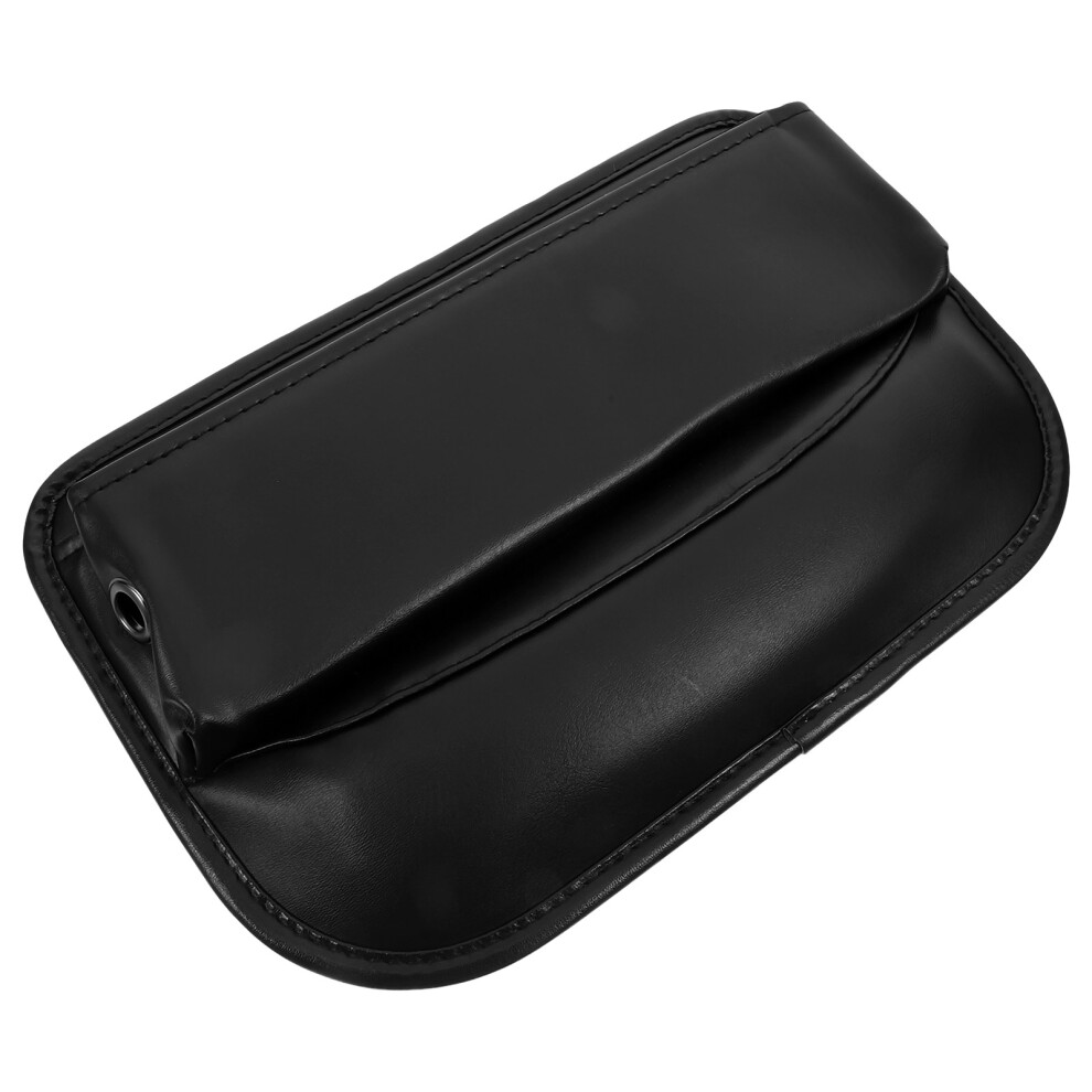 3Pcs Pu Car Seat Side Gap Filler Organizer With Cup Holder Black 3652346147931