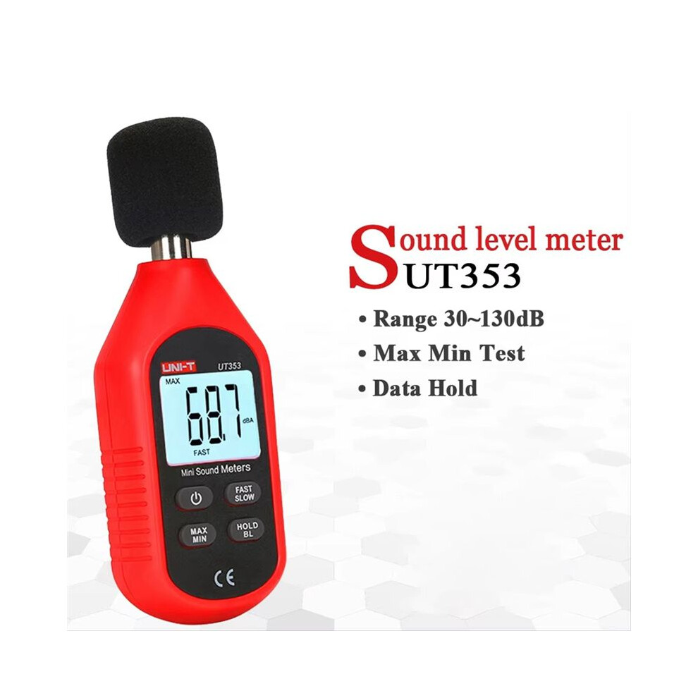 -T UT353 Noise Measuring Instrument Db Meter 30-130dB Audio Sound Level ...