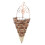 4Pcs Plastic Hanging Storage Baskets Coffee Small Woven Wall Organizer 1