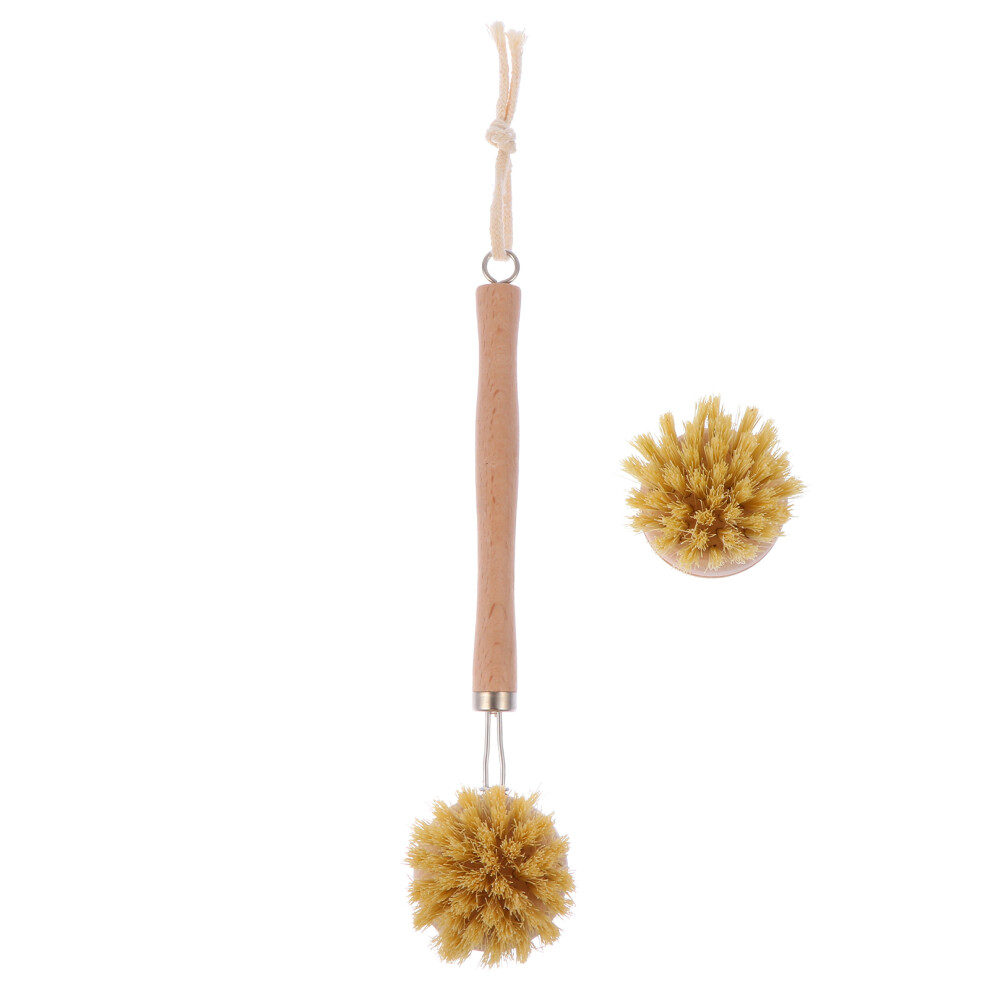 Aboofan 4Pcs Durable Wooden Body Brushes For Bathing & Exfoliating Skin Care