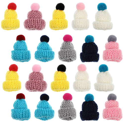 40Pcs Lovely Multi-Function Miniature Hats for Doll Supplies & Crafts