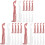 30Pièces Aiguilles Remplacement Tricot Machine Plastique Usage Manuel 4