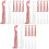 30Pièces Aiguilles Remplacement Tricot Machine Plastique Usage Manuel 5