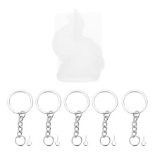 5Sets Premium Silicone DIY Molds Octopus Tentacle Keychain Accessories