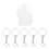 5Sets Premium Silicone DIY Molds Octopus Tentacle Keychain Accessories 1