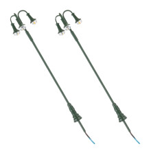 6St Mini Straatlamp Model Groen Voor Poppenhuis En Mini Tuinversiering