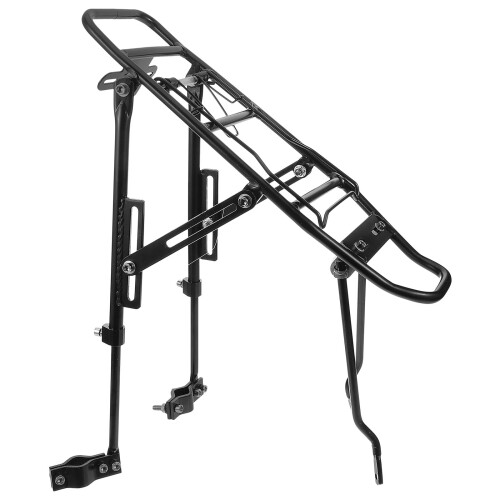 2Pièces Support Arrière Noir Aluminium Stable Pour 2
