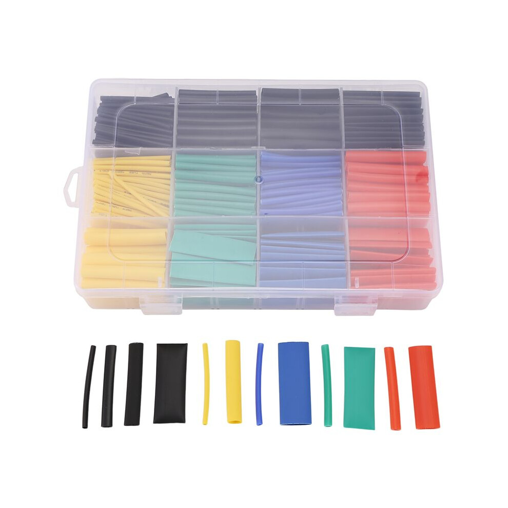 530Pcs Heat Shrink Tube Kit Assorted Polyolefin Insulation Sleeving Tubing Set For Rc Drone 6033514766395