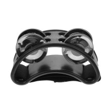 5St Voet Jingle Bells Percussie Instrument Zwart Kind Speelgoed