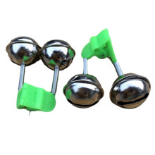 Fishing Alarm Fishing Rod Bell Rod Clamp Tip Bell Fishing Accessories Outdoor Metal Stainless Steel  Bell