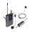 UHF Portable Wireless Headset/ Lavalier Lapel Microphone with Bodypack Transmitter and Receiver 1/4 Inch Output(A) 2