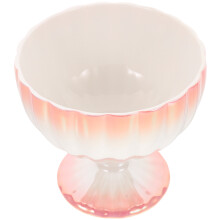 5Pièces Coupes En Céramique Rose Élégantes Pour Glace Salade
