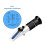 Honey Refractometer with ATC Refractometer for Honey Moisture Multifunctional Handheld Antifreeze Freezing Point Meter 4