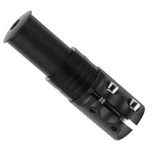 2Pièces Rallonge Potence Aluminium Noir Usage Durable