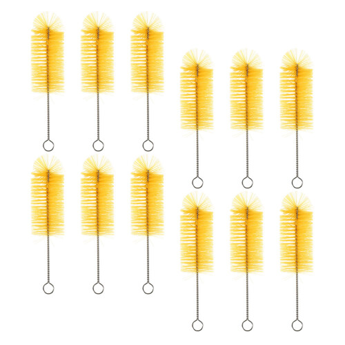 24Pièces Brosse Accessoire Nettoyage Facile Nylon Acier