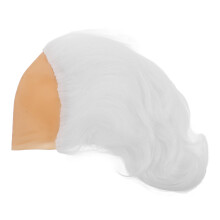 5Pièces Perruques Calottes Chauves Blanches Pour Costume