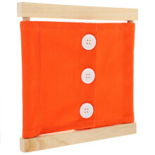 2Pièces Jouet Éducatif Orange Pour À S'habiller Et Motricité