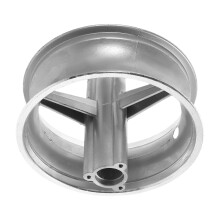 3Pièces Jantes Aluminium Argentées Mini Racing Pour Scooters 47Cc