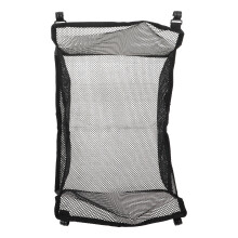 4Pièces Table Portable Camping Avec Rangement En Filet Tissu Mesh Noir