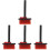 4Pcs Mini Anti-Static Keyboard Cleaning Brush Black for Home Use 2