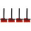 4Pcs Mini Anti-Static Keyboard Cleaning Brush Black for Home Use 4