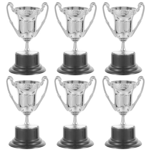 12Pièces Trophées Petits Argent Jeu Récompense Enfant