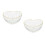 2Stk Herzen Schalen Transparent Für Buffet Und Party 3