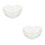 2Stk Herzen Schalen Transparent Für Buffet Und Party 6