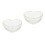 2Stk Herzen Schalen Transparent Für Buffet Und Party 7
