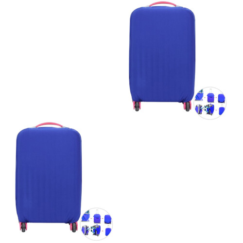 2Stk Stretch Koffer Cover Hülle Für Reise 2