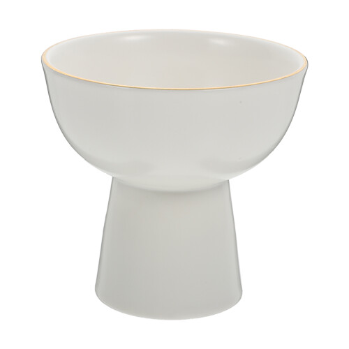 2Pièces Coupes Céramiques Blanches Délicates Pour Desserts Yaourts