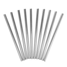 30Pièces Tube Métallique Pour Bougie Outil Centrage Argenté DIY