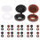 720Pcs Black Hinged Screw Caps Plastic Covers for 8-32 Machine Screws 1