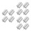 12Pcs Iron Calibration Weights with Double Hooks for Scientific Labs 5