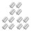 12Pcs Iron Calibration Weights with Double Hooks for Scientific Labs 6