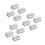 12Pcs Iron Calibration Weights with Double Hooks for Scientific Labs 7